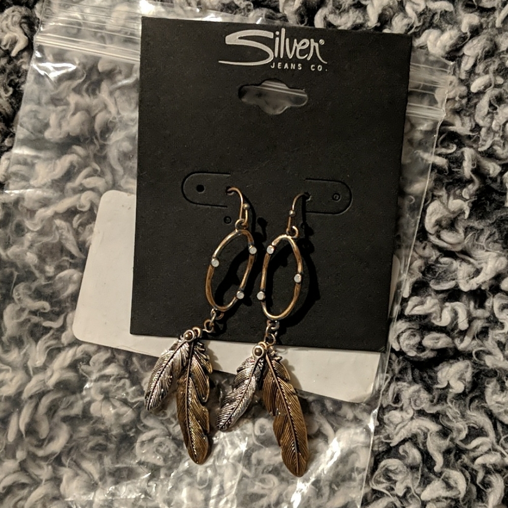 Silver Jeans Earrings